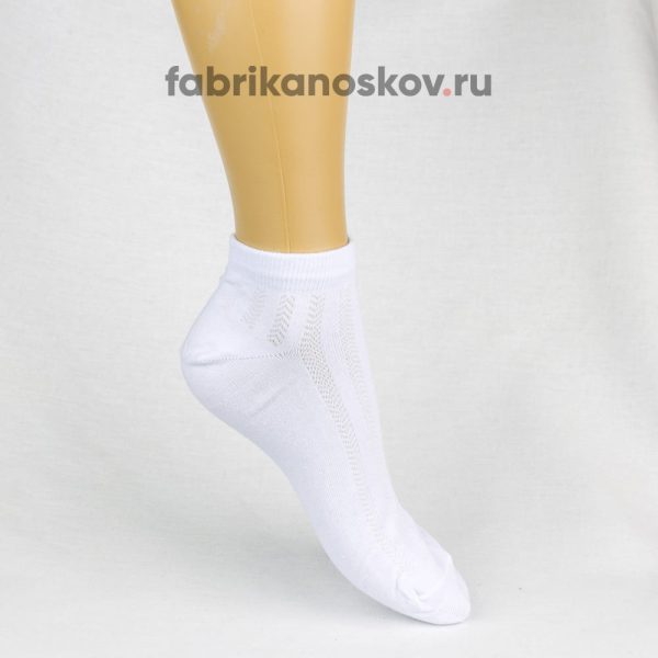Укороченные мужские носки с узором на лицевой части Укороченные мужские носки с узором на лицевой части