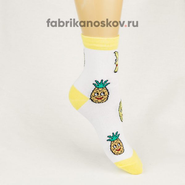 Детские носки с фруктами