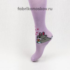 Детские колготки с зайчиками