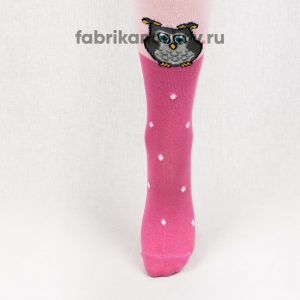 Детские колготки с изображением совы
