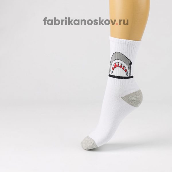 Мужские носки с изображением акулы Мужские носки с изображением акулы