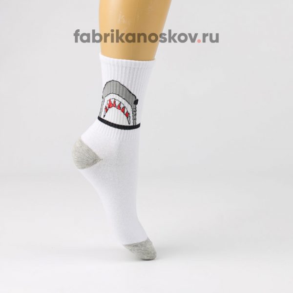Мужские носки с изображением акулы Мужские носки с изображением акулы