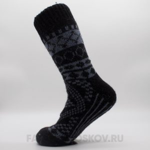 Мужские шерстяные носки с орнаментом