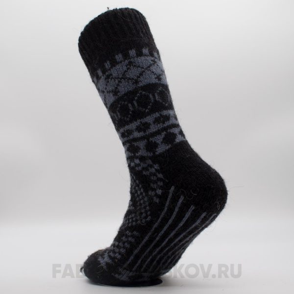 Мужские шерстяные носки с орнаментом Мужские шерстяные носки с орнаментом