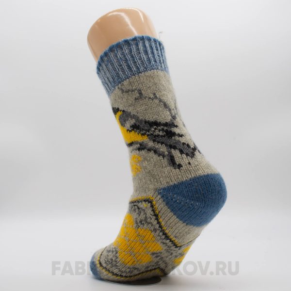 Женские носки со снегирем Женские носки со снегирем