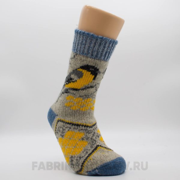 Женские носки со снегирем Женские носки со снегирем