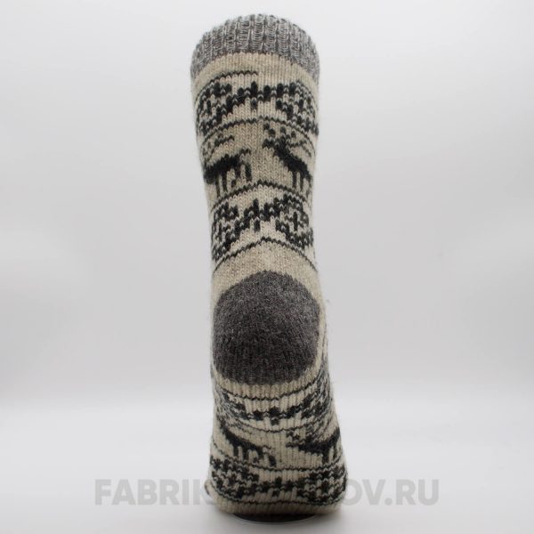 Мужские шерстяные носки с оленями Мужские шерстяные носки с оленями