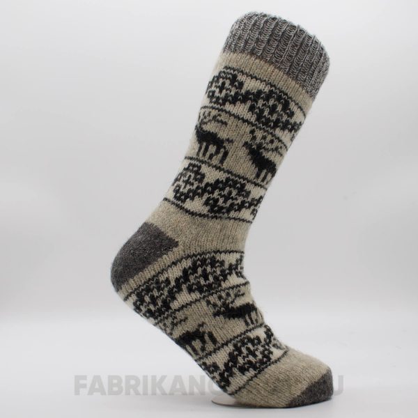 Мужские шерстяные носки с оленями Мужские шерстяные носки с оленями