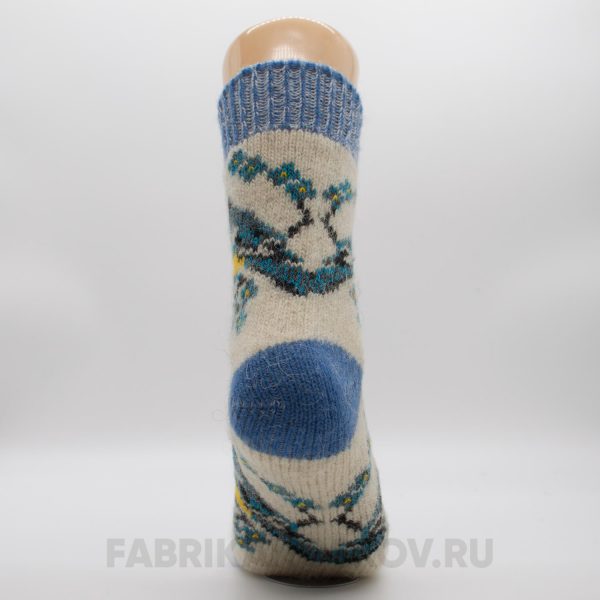 Шерстяные мужские носки со снегирем Шерстяные мужские носки со снегирем