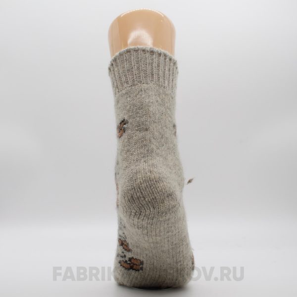 Женские шерстяные носки с розами Женские шерстяные носки с розами