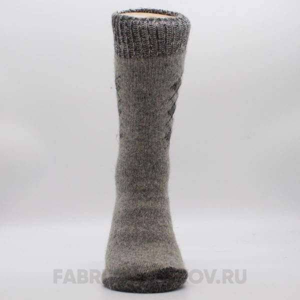 Мужские шерстяные носки с ромбами Мужские шерстяные носки с ромбами