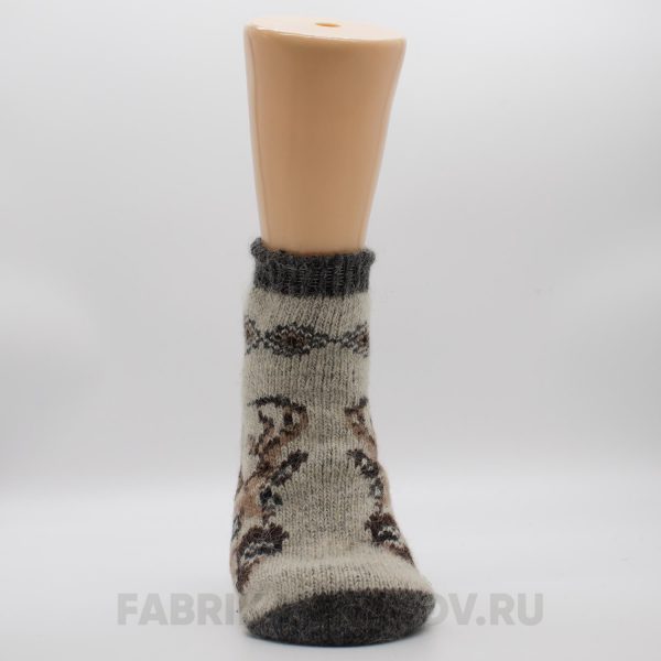 Мужские короткие шерстяные носки с оленем Мужские короткие шерстяные носки с оленем