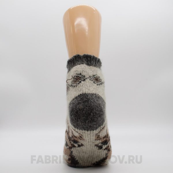 Мужские короткие шерстяные носки с оленем Мужские короткие шерстяные носки с оленем