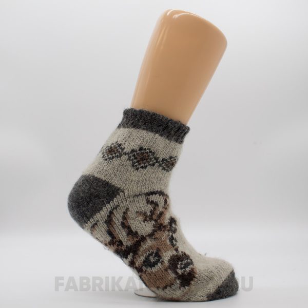 Мужские короткие шерстяные носки с оленем Мужские короткие шерстяные носки с оленем