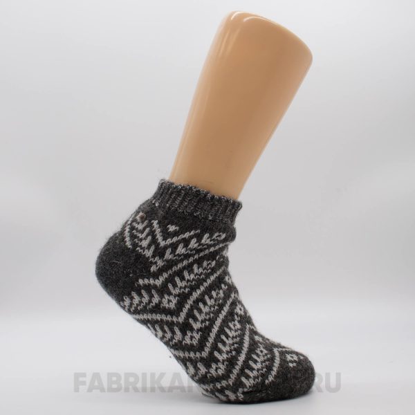 Мужские короткие шерстяные носки с полосками Мужские короткие шерстяные носки с полосками