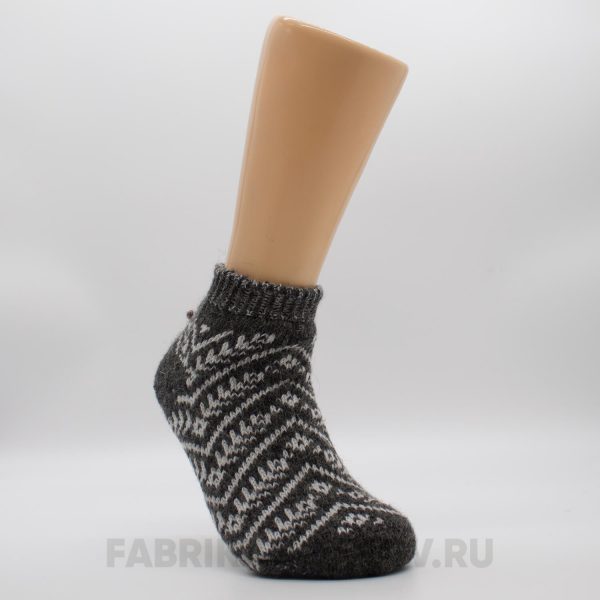 Мужские короткие шерстяные носки с полосками Мужские короткие шерстяные носки с полосками