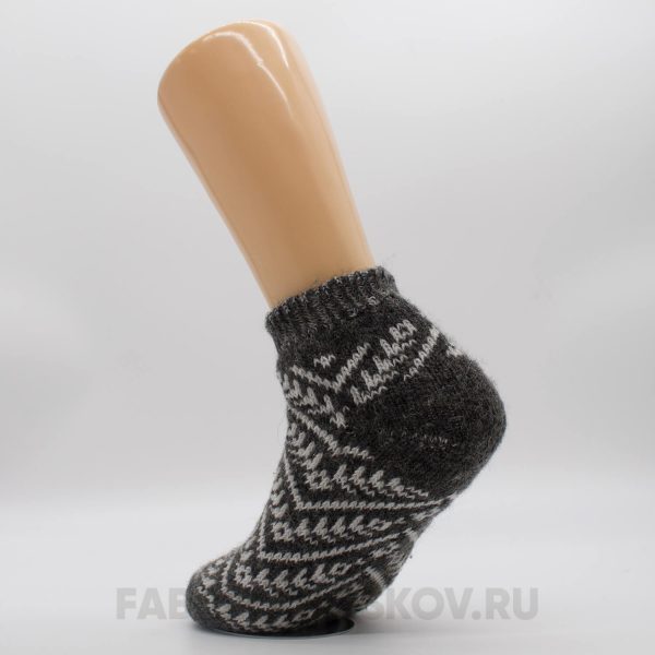 Мужские короткие шерстяные носки с полосками Мужские короткие шерстяные носки с полосками