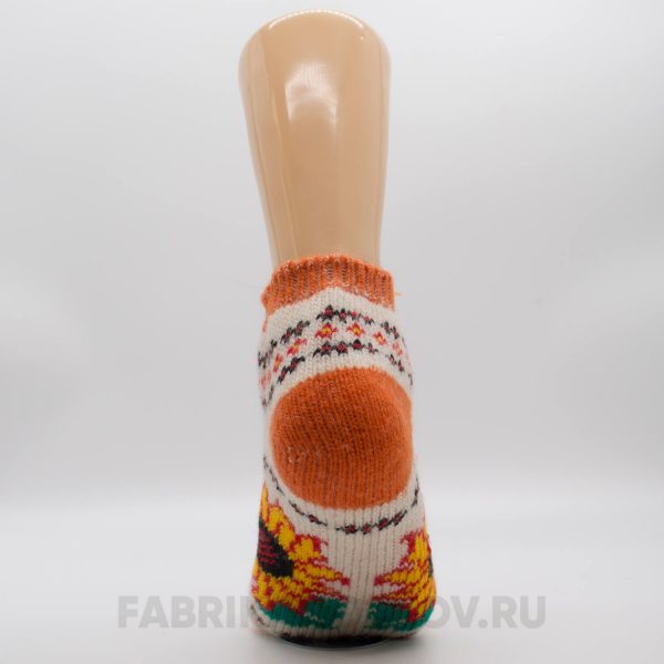 Женские короткие шерстяные носки с подсохнухом Женские короткие шерстяные носки с подсохнухом