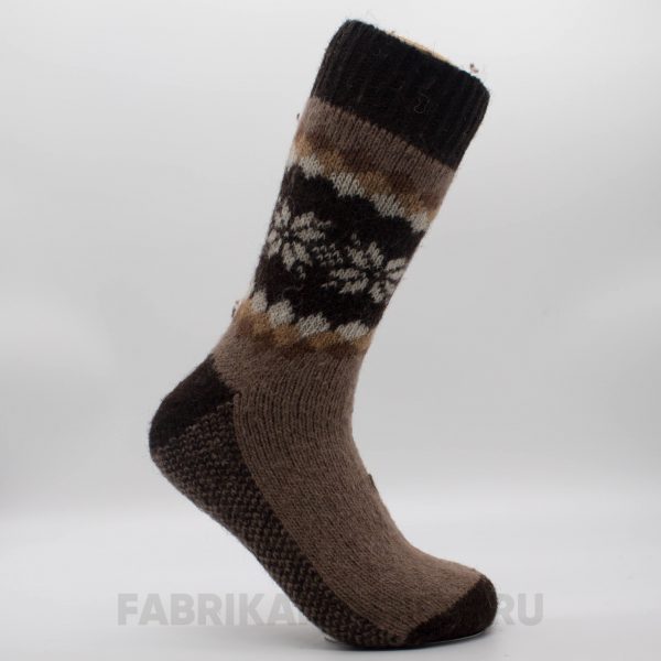 Женские шерстяные носки с цветами по кругу Женские шерстяные носки с цветами по кругу