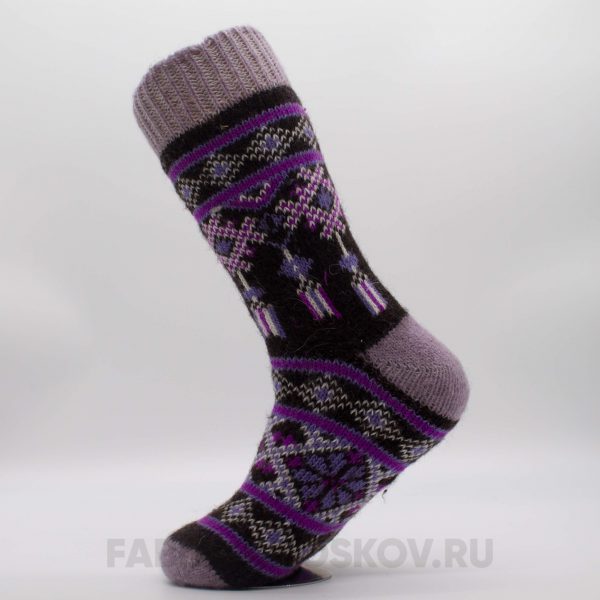 Женские шерстяные носки с ожерельем Женские шерстяные носки с ожерельем