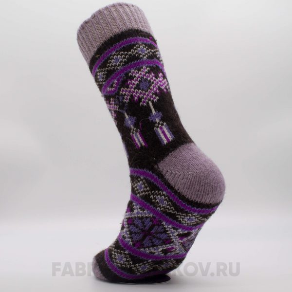 Женские шерстяные носки с ожерельем Женские шерстяные носки с ожерельем