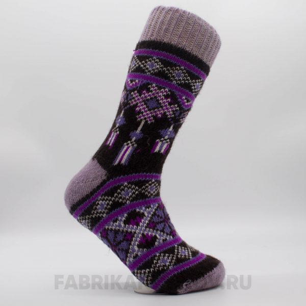 Женские шерстяные носки с ожерельем Женские шерстяные носки с ожерельем