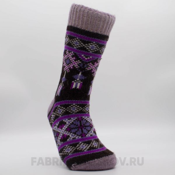 Женские шерстяные носки с ожерельем Женские шерстяные носки с ожерельем