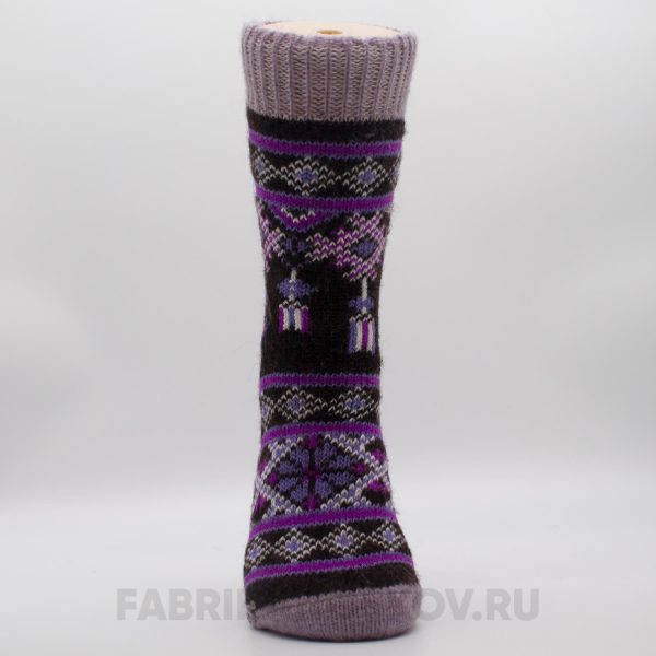 Женские шерстяные носки с ожерельем Женские шерстяные носки с ожерельем