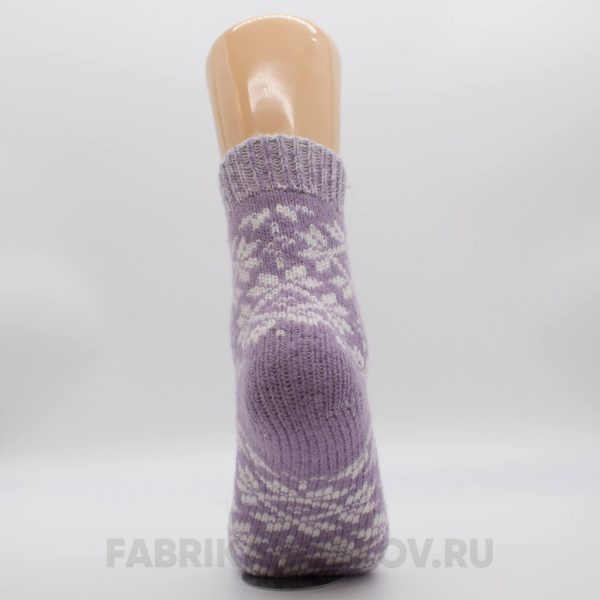 Женские шерстяные носки со снежинками Женские шерстяные носки со снежинками