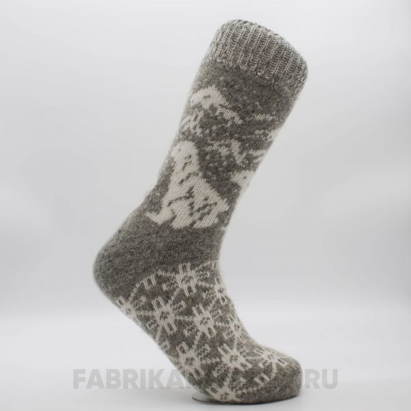 Мужские шерстяные носки с морским львом