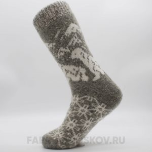 Мужские шерстяные носки с морским львом