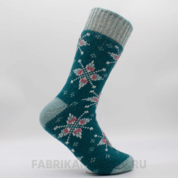 Женские шерстяные носки со звездами