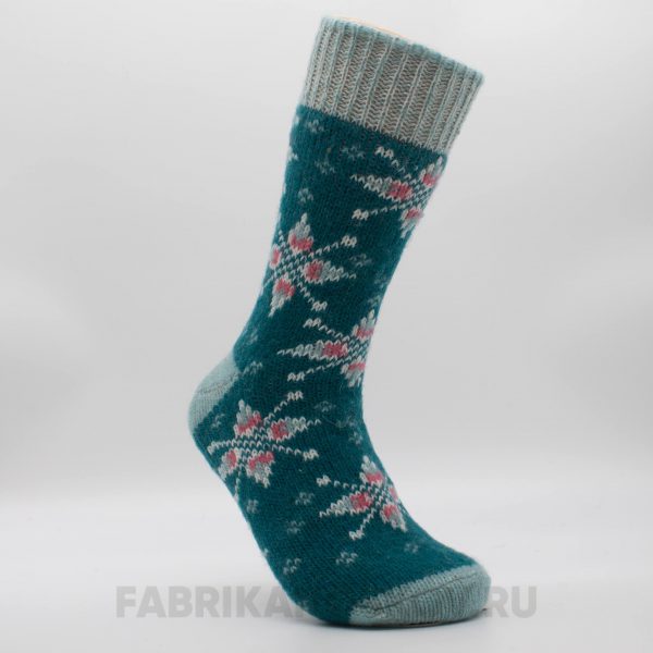 Женские шерстяные носки со звездами