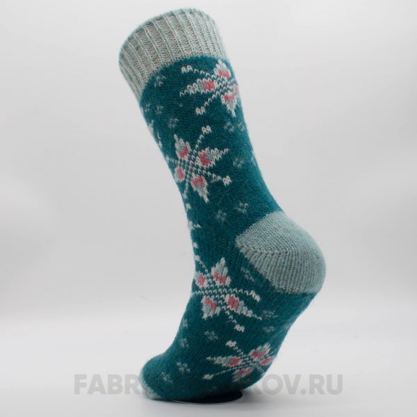 Женские шерстяные носки со звездами