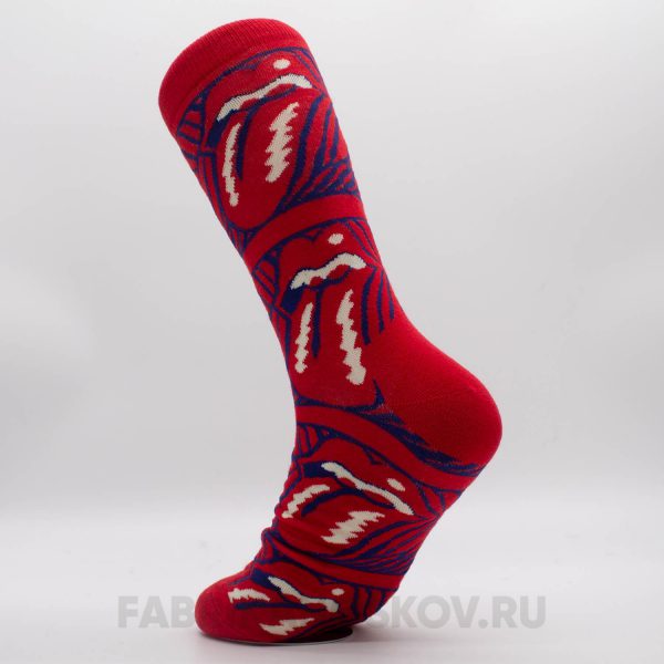 Мужские высокие носки с губами Мужские высокие носки с губами