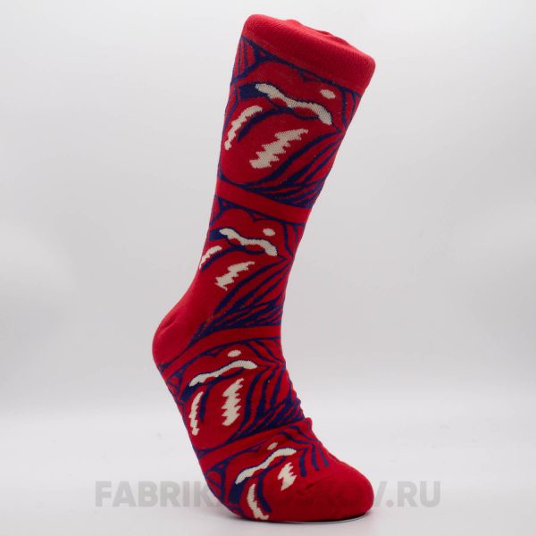 Мужские высокие носки с губами Мужские высокие носки с губами