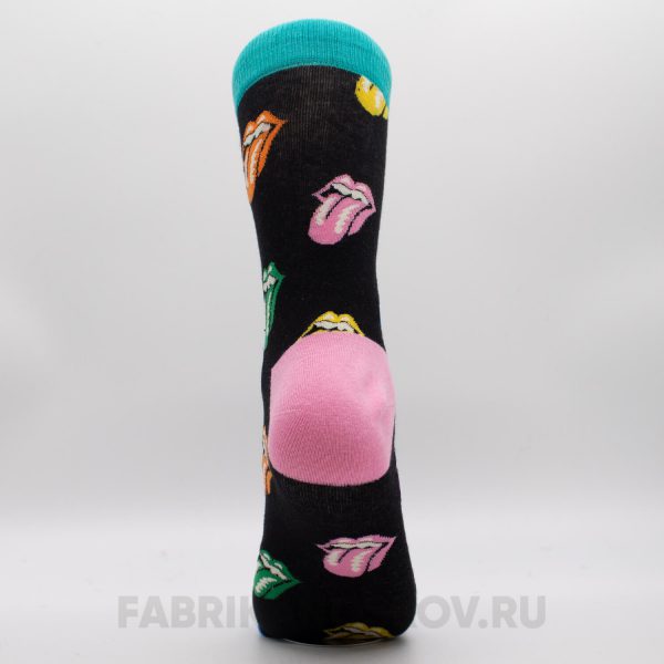 Мужские носки с разноцветными губами Мужские носки с разноцветными губами