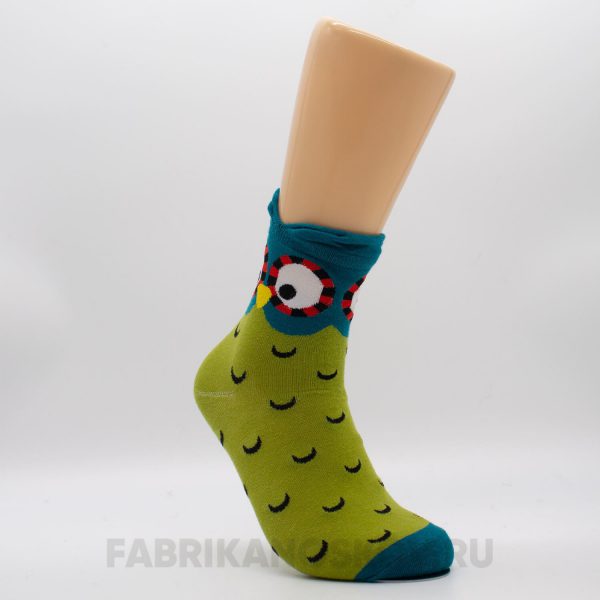 Детские носки с изображением совы Детские носки с изображением совы