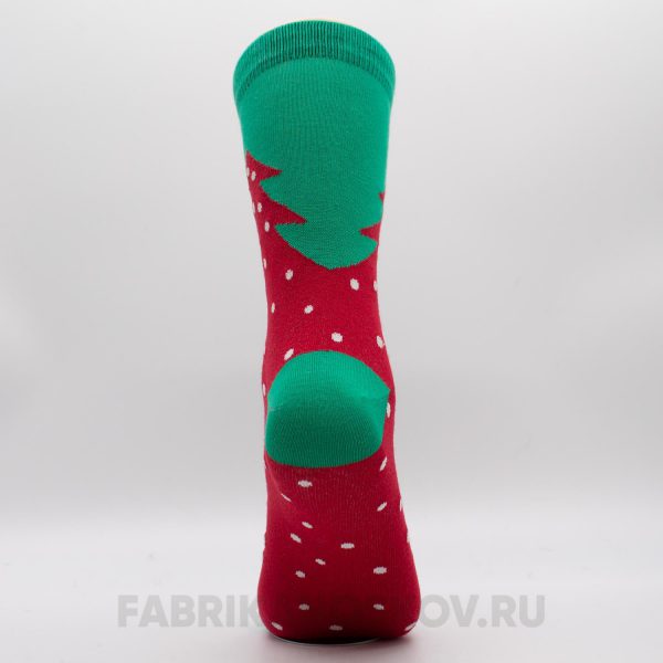 Мужские новогодние носки с елкой Мужские новогодние носки с елкой