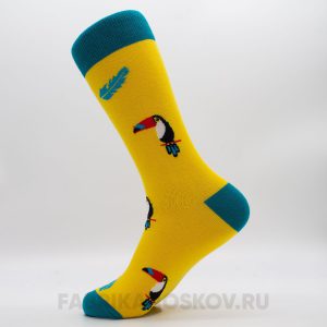 Женские носки с изображением тукана
