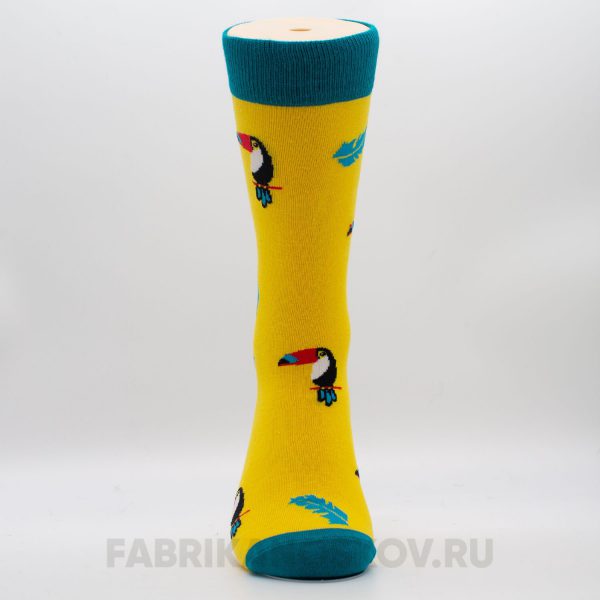 Мужские носки с изображением тукана Мужские носки с изображением тукана