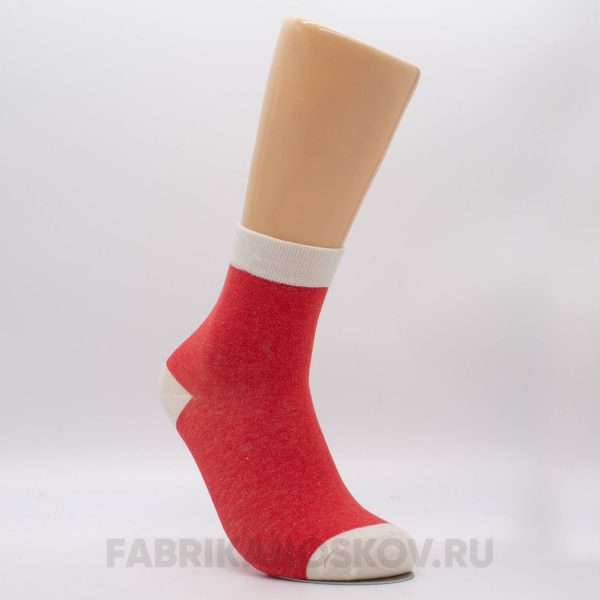 Мужские носки с цветными носком, пяткой и поголенком Мужские носки с цветными носком, пяткой и поголенком