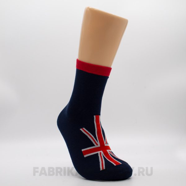 Мужские носки с флагом Великобритании Мужские носки с флагом Великобритании