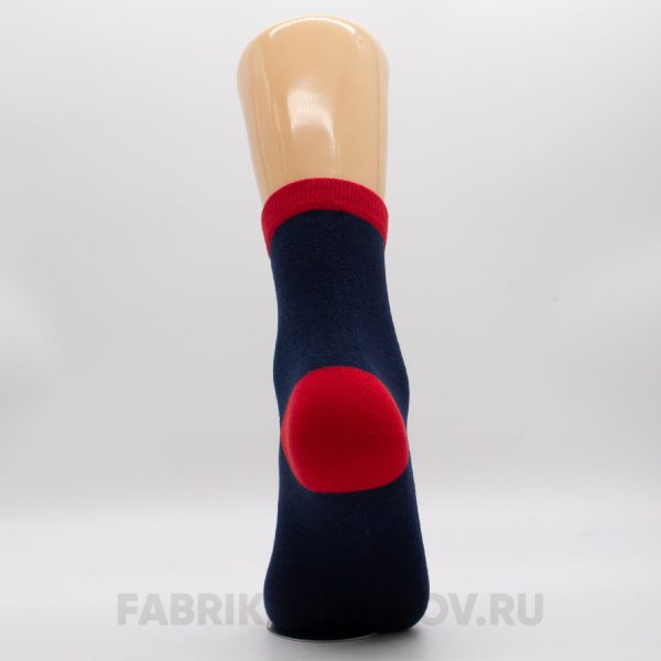 Мужские носки с красными пяткой и мыском Мужские носки с красными пяткой и мыском