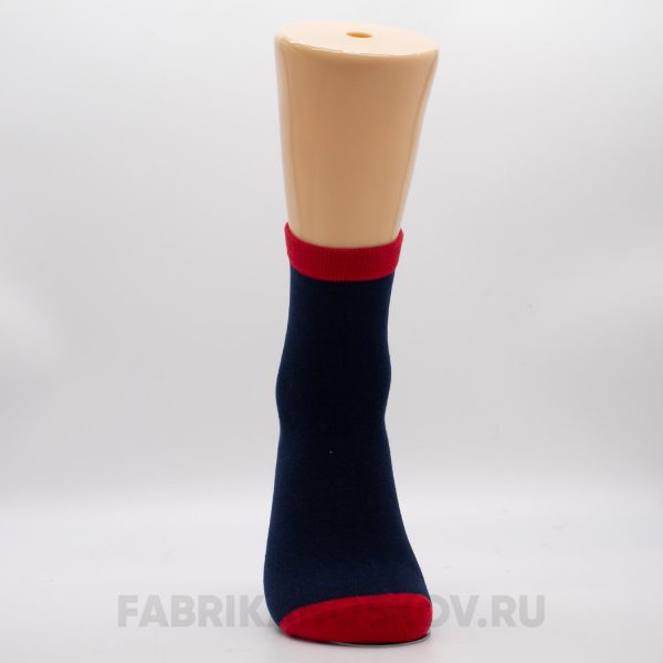 Мужские носки с красными пяткой и мыском Мужские носки с красными пяткой и мыском