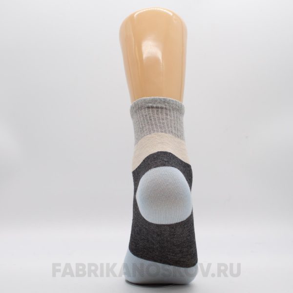 Мужские носки с цветными пяткой, мыском и поголенком Мужские носки с цветными пяткой, мыском и поголенком