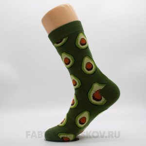 Женские носки с авокадо