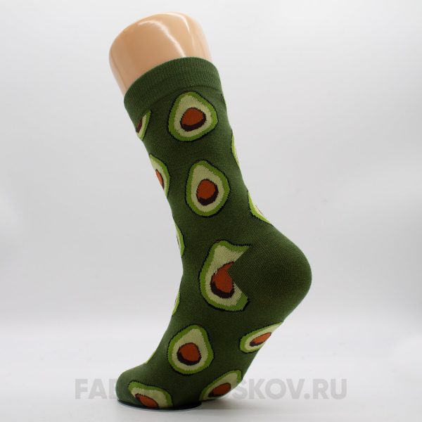 Мужские носки с авокадо Мужские носки с авокадо