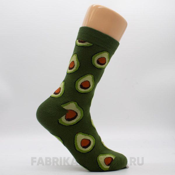 Мужские носки с авокадо Мужские носки с авокадо