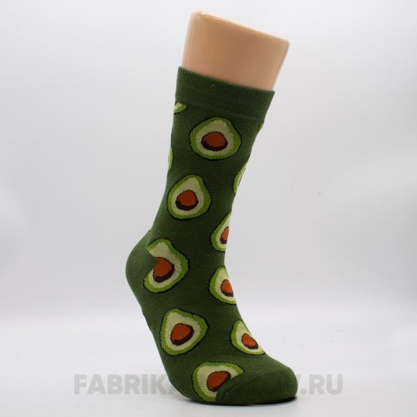 Мужские носки с авокадо Мужские носки с авокадо